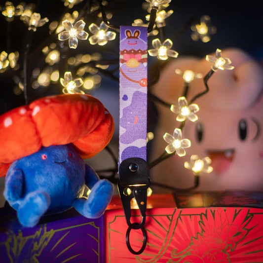 Ditto Pokémon Keychain/Lanyard