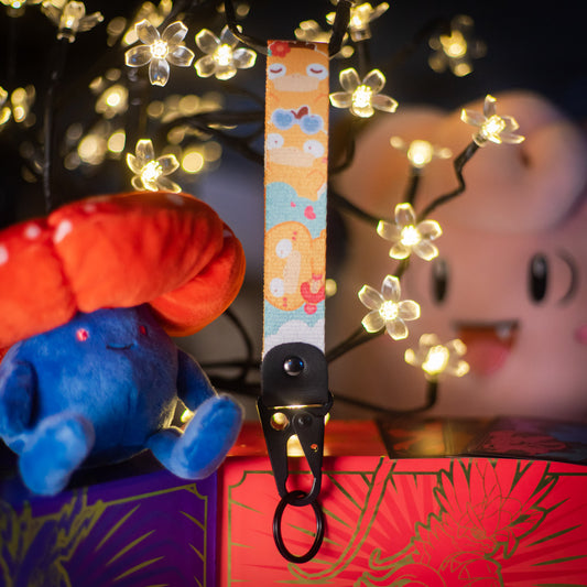 Psyduck Pokémon Keychain/Lanyard