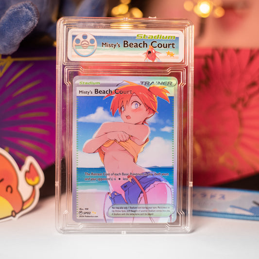 Custom Full Art Misty's Beach Court Slab