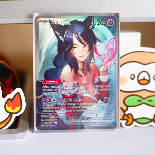 Custom League of Legends Full Art Ahri Card