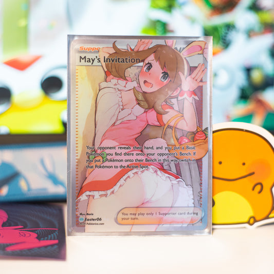 Limited Ed. Full Art May's Invitation Easter Card