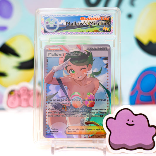 Limited Ed. Full Art Mallow's Mischief Easter Slab