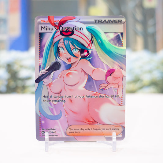 Custom Holo Full Art Project: Voltage Psychic Miku
