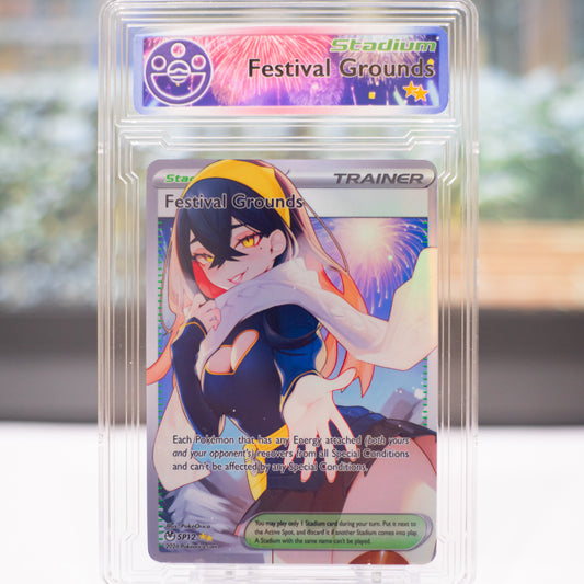 Limited Ed. August Full Art Carmine Festival Slab