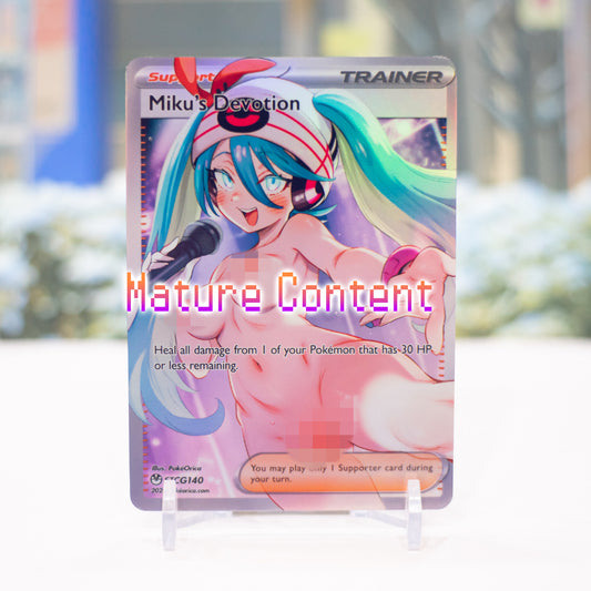 Custom Holo Full Art Project: Voltage Psychic Miku