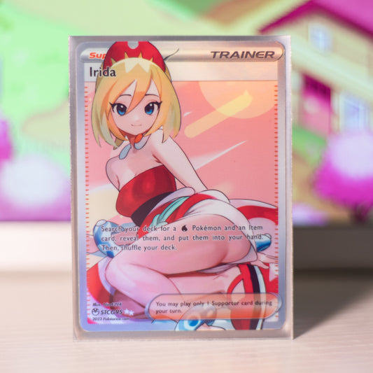 Custom Holographic Full Art Irida Card