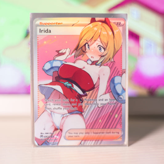Custom Holographic Full Art Irida Card