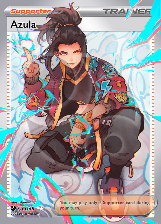 Custom Avatar Full Art Azula Card