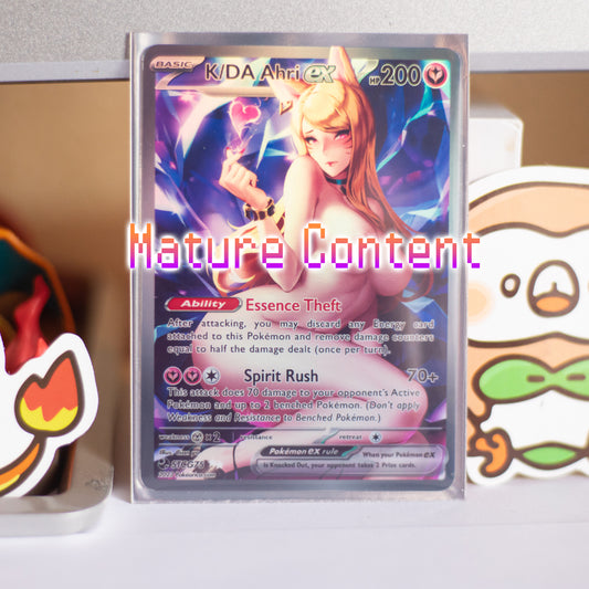 Custom League of Legends Full Art Ahri Card