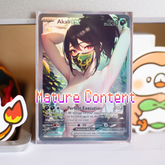 Custom League of Legends Full Art Akali Card