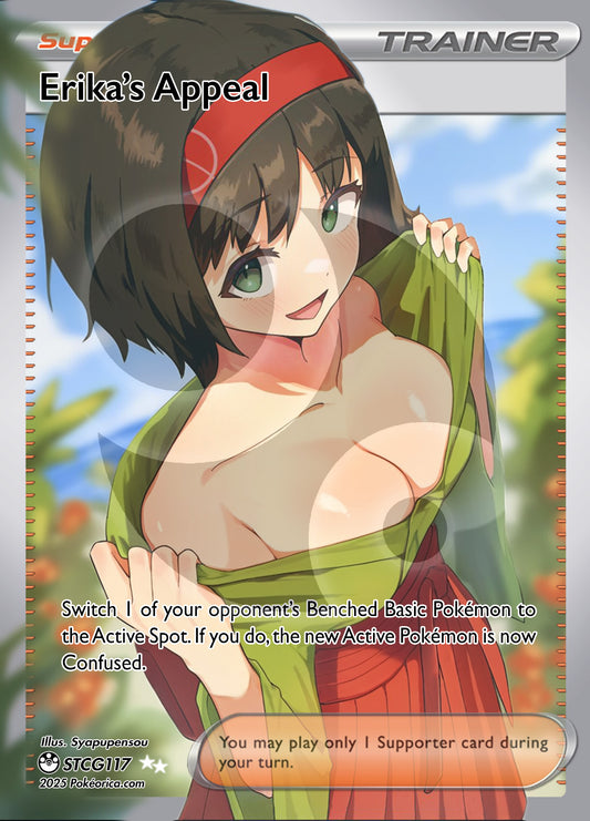 Custom Full Art Erika's Appeal Card