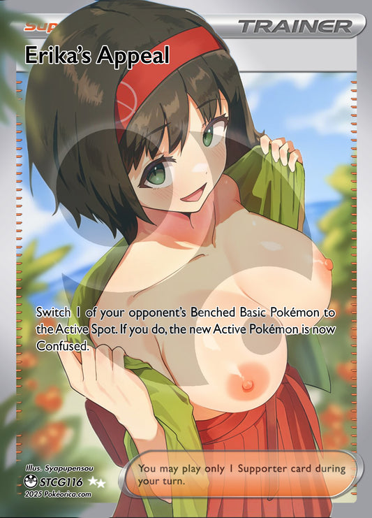 Custom Full Art Erika's Appeal Card