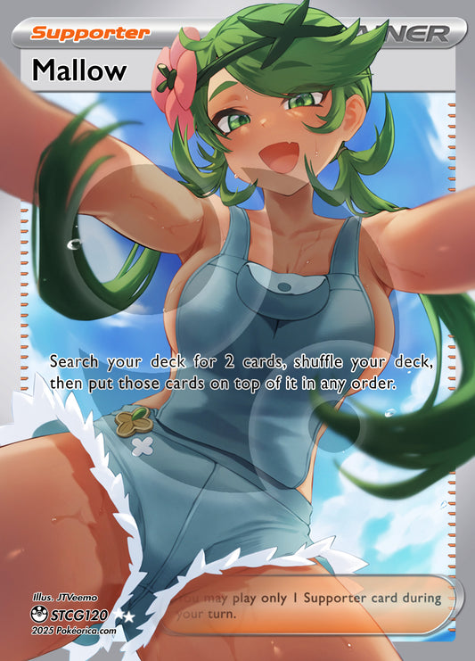 Custom Holographic Full Art Mallow