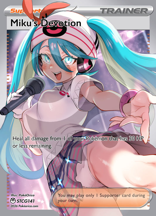 Custom Holo Full Art Project: Voltage Psychic Miku