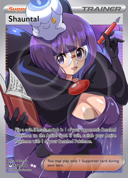 Custom Holographic Full Art Shauntal Card