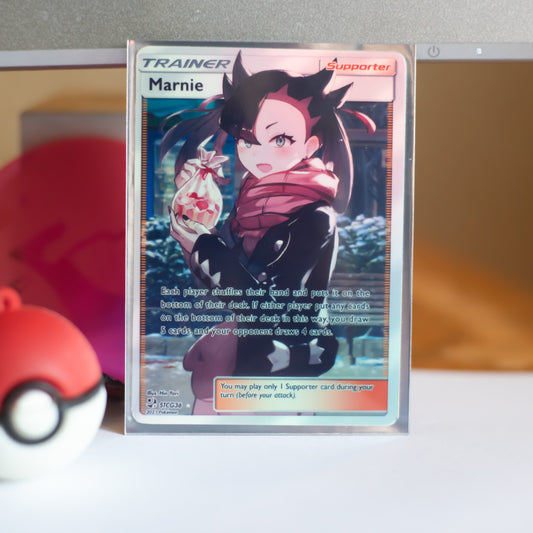 Custom Holographic Full Art Marnie Card