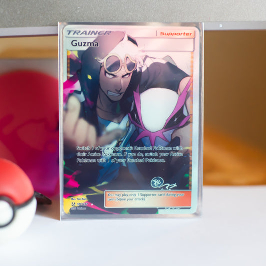 Custom Holographic Full Art Guzma Card
