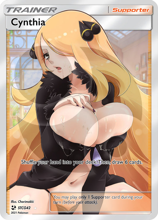 Custom Holographic Full Art Cynthia Card