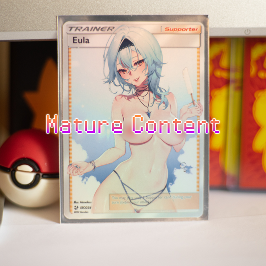 Custom Genshin Impact Holo Full Art Eula Card