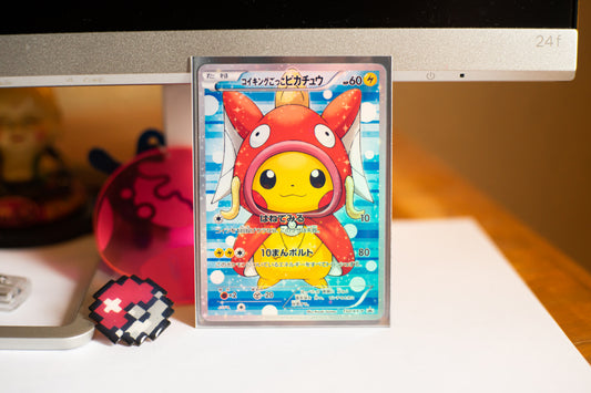 Replica Holographic Full Art Cosplay Pikachu - Magikarp