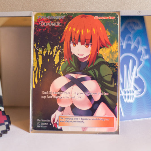 Custom Holographic Full Art Gardenia Card