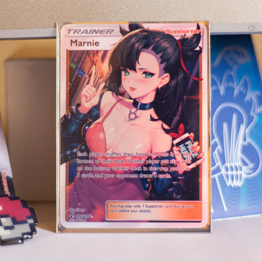 Custom Holographic Full Art Marnie Card