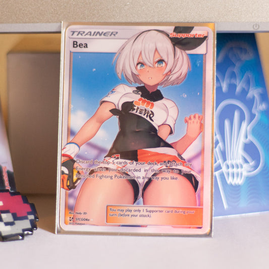 Custom Holographic Full Art Bea Card
