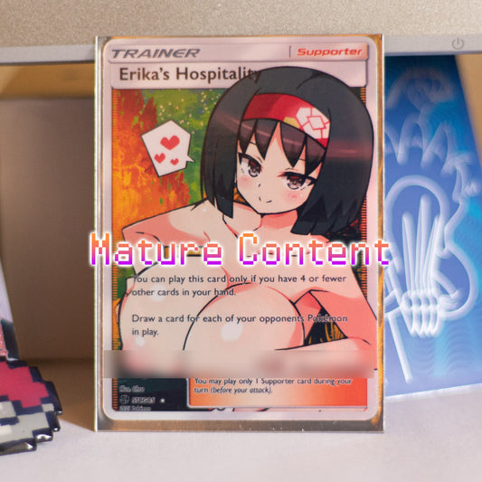 Custom Holographic Full Art Erika Card