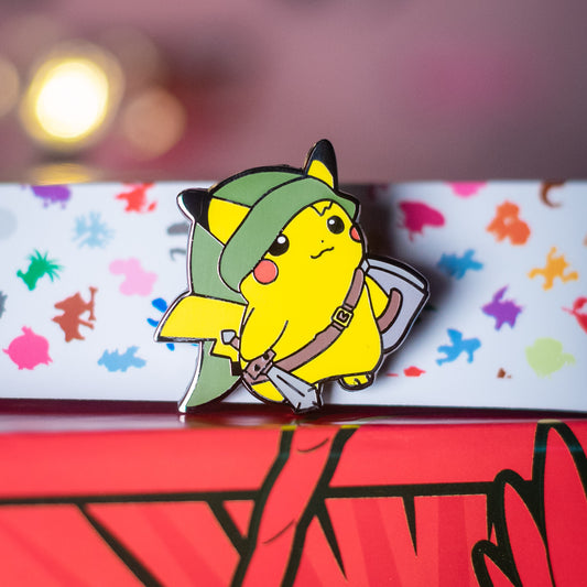Pikachu Link Enamel Pins