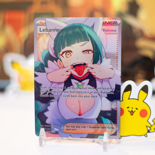 Custom Holographic Full Art Lebanne Card