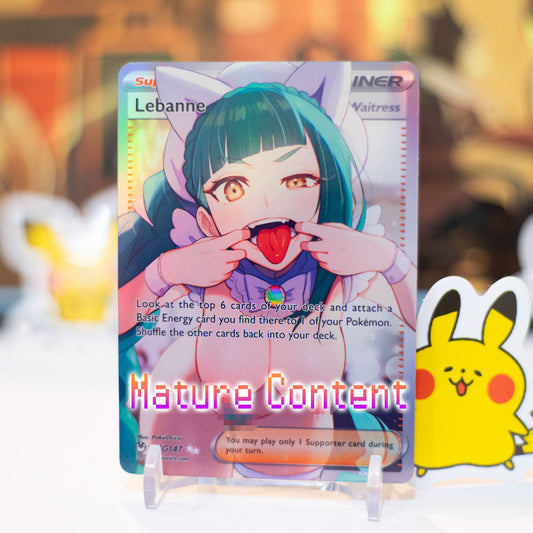 Custom Holographic Full Art Lebanne Card