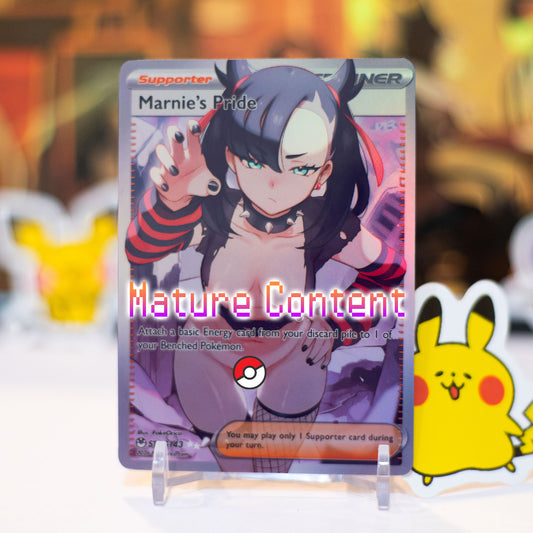 Custom Holographic Full Art Marnie's Pride Card