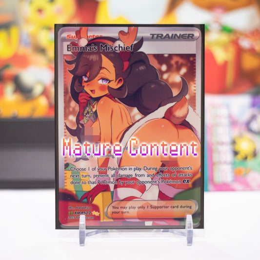 Limited Ed. Holiday Full Art Emma's Mischief Card