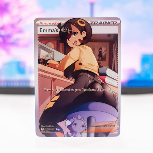 Custom Holographic Full Art Emma Card