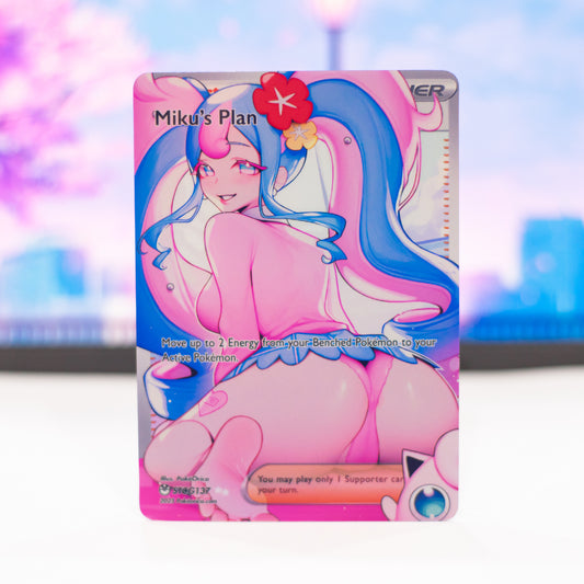 Custom Holo Full Art Project: Voltage Fairy Miku