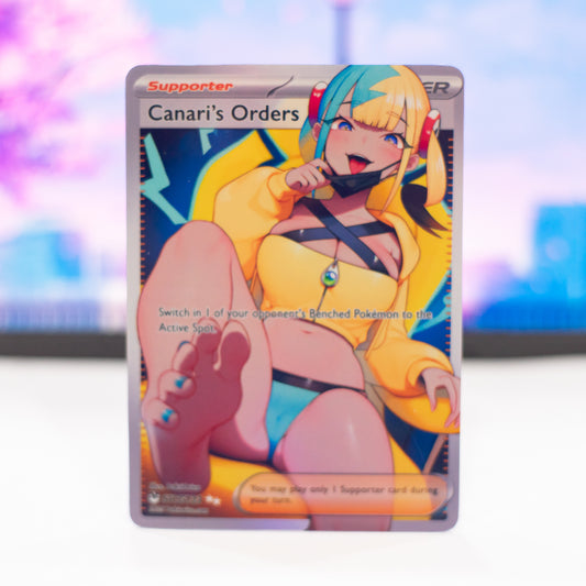 Custom Holographic Full Art Canari Card