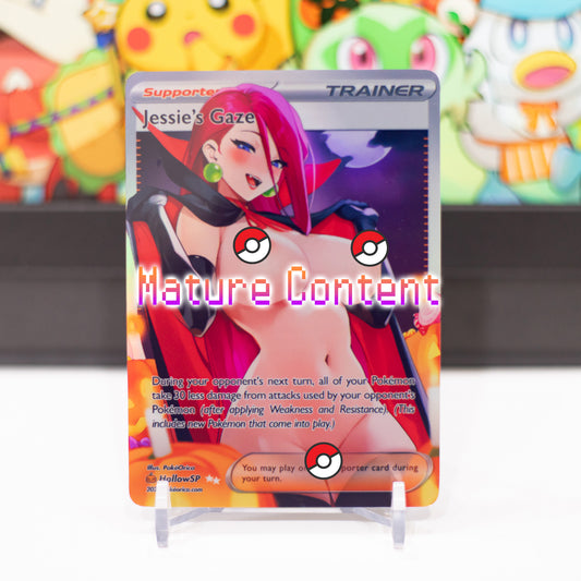 Limited Ed. Full Art Jessie's Gaze Halloween Card