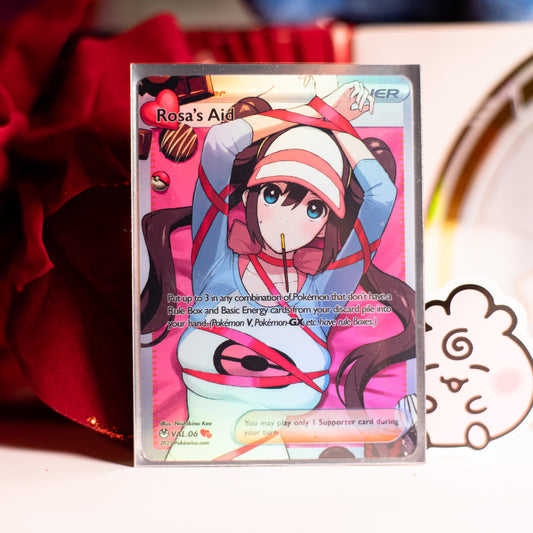 Limited Ed. Valentine's Day Full Art Rosa's Aid