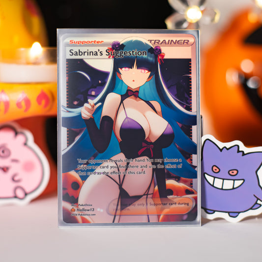 Limited Ed. Full Art Sabrina Halloween Card