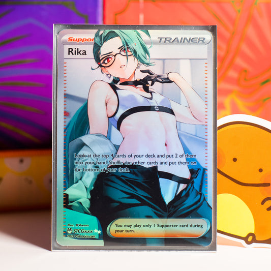 Custom Holographic Full Art Rika