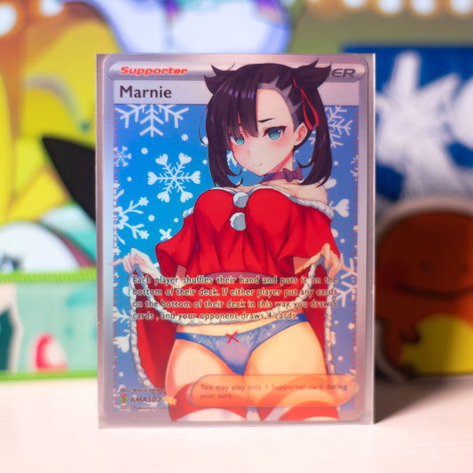 Limited Ed. Holiday Full Art Marnie Card