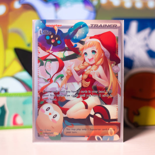 Limited Ed. Holiday Full Art Lillie Card