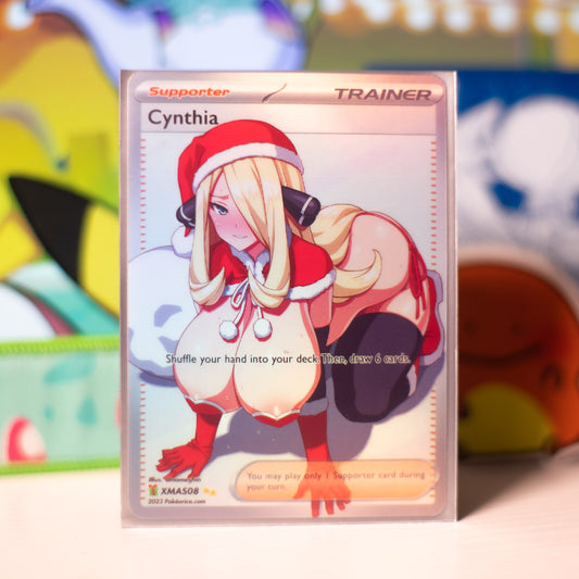 Limited Ed. Holiday Full Art Cynthia Card