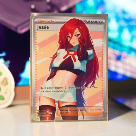 Custom Holographic Full Art Jessie Card