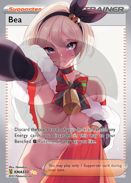 Limited Ed. Holiday Full Art Bea Card