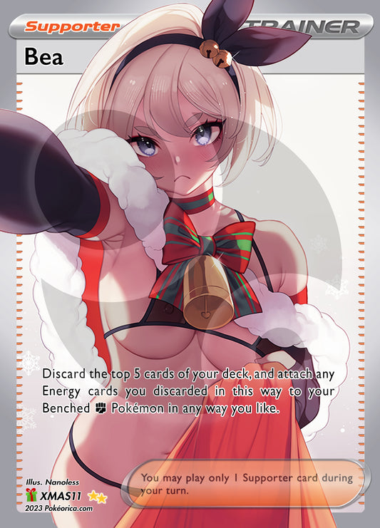 Limited Ed. Holiday Full Art Bea Card