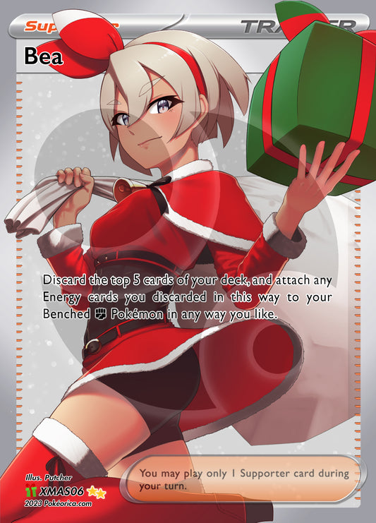 Limited Ed. Holiday Full Art Bea Card