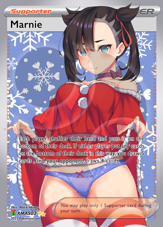 Limited Ed. Holiday Full Art Marnie Card