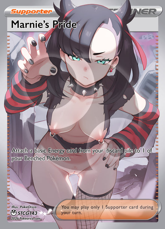 Custom Holographic Full Art Marnie's Pride Card