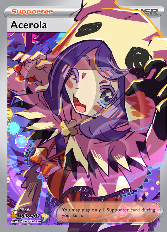 Limited Ed. Halloween Full Art Acerola Card